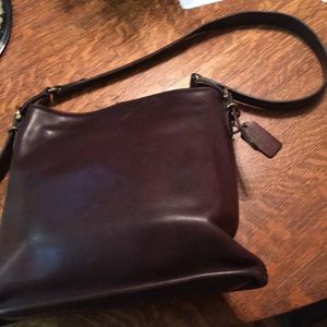 Coach handbag 11”x 11” brown